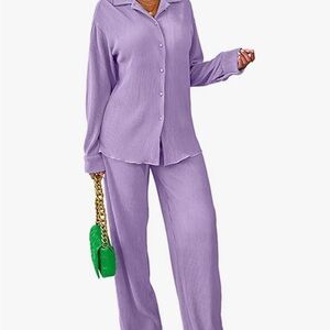 Lavender Women's Streetwear Set